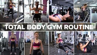 Total Body Strength Training Gym Routine | Joanna Soh