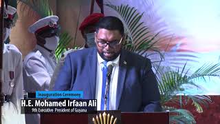 Inauguration Address of H.E. Dr. Irfan Ali, President