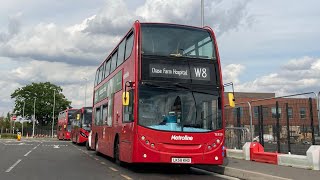 FRV. Metroline Route W8 to Lee Valley Leisure Complex. Enviro400 Trident TE939 (LK58 KHD)