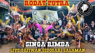 MANTAP RODAT PUTRA SINGA RIMBA TERBARU LIVE GEJIWAN SIDOSARI SALAMAN