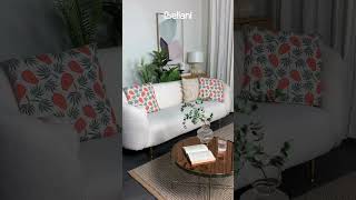 Small Modern Living Room Ideas with Beliani Cushions