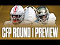 College Football Playoff Round 1 Preview - Notre Dame vs Indiana, Ohio State vs Penn State