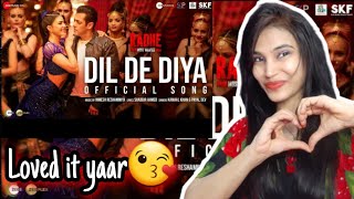 Dil De Diya - Radhe | Salman Khan , jacqueline Fernandez | Himesh Reshammiya | Reaction