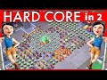 HARD CORE in 2 GREAT attacks 😎 a MUST WATCH - players SOLO // BOOM BEACH gameplay/operation strategy