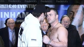 KEVIN JOHNSON- DERECK CHISORA \u0026 TYSON FURY- JOEY ABELL PUBLIC WEIGH-IN