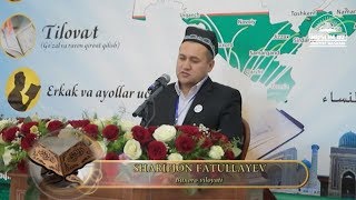 Qorilar musobaqasidan lavha: Sharifjon Fathullayev