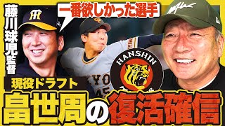 【現役ドラフト畠世周】阪神藤川新監督が来年春の一軍キャンプを明言‼︎中継ぎ起用で畠復活なるか⁉︎阪神の中継ぎ事情を高木豊が解説します‼︎