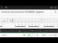 【ベースtab】scandal 「瞬間センチメンタル」 shunkan sentimental‬【初心者用練習曲】bass tutorial