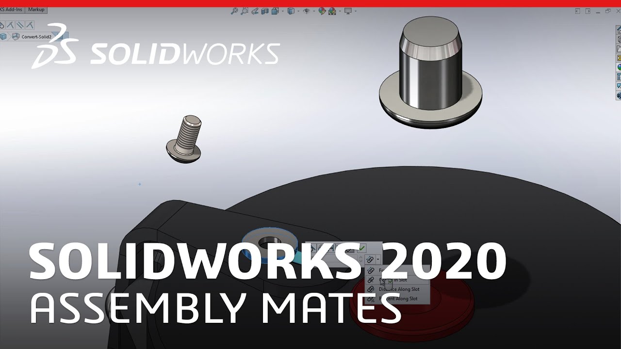 What's New In SOLIDWORKS 2020 - Assembly Mates - YouTube