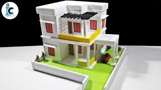 How To Make A Dream House From Thermocol-DIY Thermocol Mansion