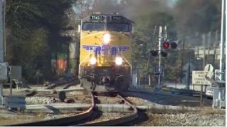 Norfolk Southern i26 EB w/ NS SD90MAC in 4th! Austell,Ga 12-02-2014©