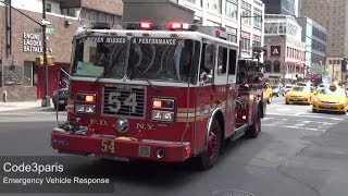 FDNY Engine 54 Responding