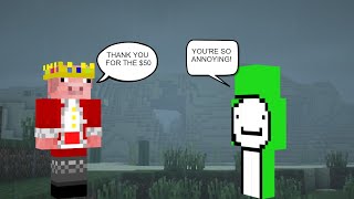 Technoblade Interrupts Dream With Donations