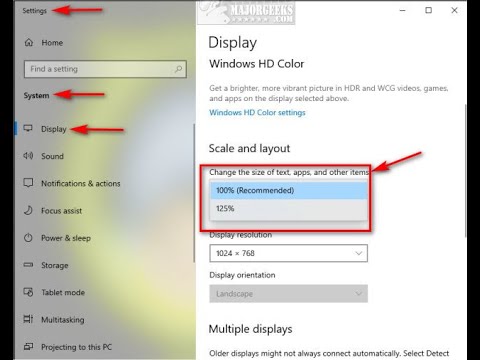 How To Change DPI Scaling Level In Windows 10 - YouTube