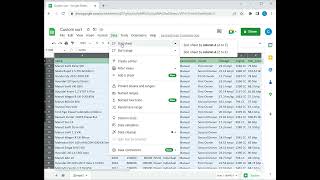 How to custom sort in Google Sheets