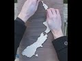 sawing super fine wooden maps