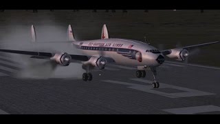 FSX - Lockheed L-749 - Boise to McCall, Idaho