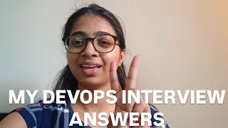 My DevOps Interview Answers