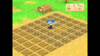 Harvest Moon: Back to Nature ... (PS1) Gameplay