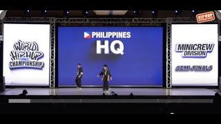 HQ - Philippines | MiniCrew Division | 2024 World Hip Hop Dance Championship Semifinals