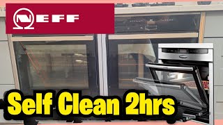 NEFF Oven 2 Hour Self Clean How to - slide and hide