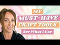 MY MUST-HAVE CRAFT TOOLS | NEW STORAGE CONTAINER