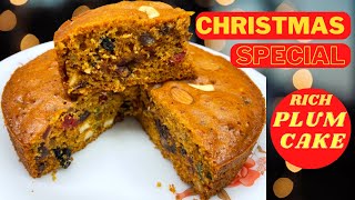 Christmas Special Rich Plum Cake|ക്രിസ്മസ് സ്പെഷ്യൽ  Rich Plum Cake|Cake without Oven|Chankan Chef