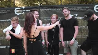 Pørtraits - Interview auf dem internationalen Finale des Emergenza Festivals 2019