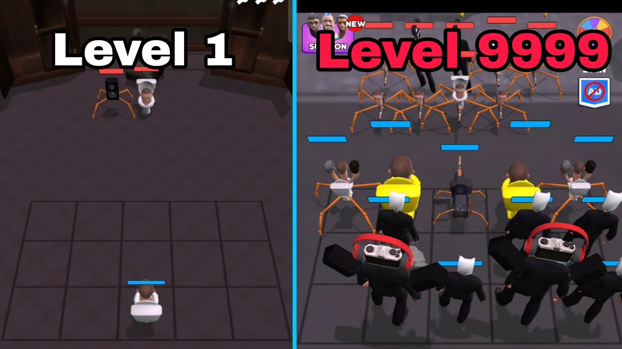 Max Level In Merge Skibidi Toilet Battle Master Game ! - YouTube