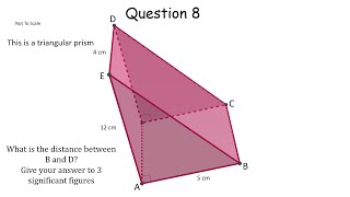 3D Pythagoras questions with answers - Melissa Maths