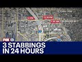 SPD investigates 3 separate stabbings in 24 hours