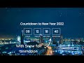 Countdown to New Year 2022 | New Year countdown timer using JavaScript