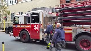 FDNY FIGHTING FORTY FOUR Start Up (SPARE Engine 44 NYC #fdny #firetruck #firefighter #nyc