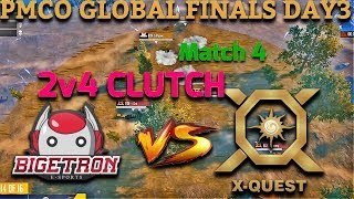 BTR vs XQF | BTR 2v4 Clutch against XQF | PMCO Global Finals Match 14