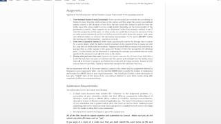 Lab 8 - V4: Assignments