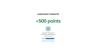 JavaScript Developer I Certification Maintenance (Summer '23) | Salesforce