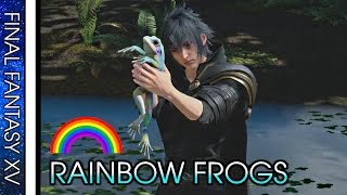 FINAL FANTASY 15 · ALL RAINBOW FROGS Locations Video Guide - 'The Frogs of Legend' (Sania sidequest)