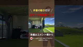 江渡京プロ 飛距離アップ・方向性を生む 手首の動き#shorts