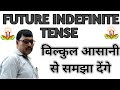 ।।FUTURE INDEFINITE TENSE।।For Board 🛹 Exam।।By unique academy kerakat।।