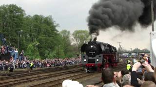 Niemiecka lokomotywa 01 0509 Wolsztyn 1.05.2010 [HD 720p]