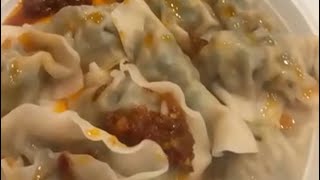 HAPPY NEW YEAR OUTDOOR STREAM DUMPLINGS FROM SHU JIAO FU ZHOU CHINATOWN NYC