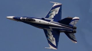 4Kᵁᴴᴰ McDonnell Douglas CF-188A Hornet Royal Canadian Air Force Flying Display @ RIAT Fairford 2018