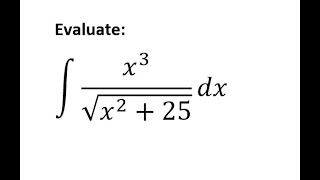 Calculus Problems: Indefinite Integral U-Substitution