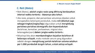 Kependudukan dan Pembangunan - Teknik Demografi (1)