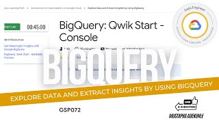 BigQuery: Qwik Start - Console with Explanation | GSP 072 | Cloud Skills Boost | Qwiklabs