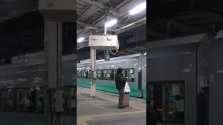 仙台駅の階段を降りると常磐線特急ひたちE657系がいた！（グリーンのフレッシュひたちリバイバル塗装）