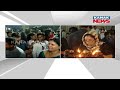 devotees throngs to offer prayer at bhubaneswar iskon temple on occasion of janmashtami festival