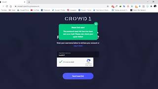 #CROWD1 : COMMENT RÉINITIALISER SON MOT DE PASSE