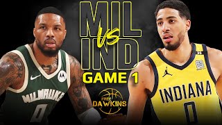 Milwaukee Bucks vs Indiana Pacers Game 1  Highlights | 2024 ECR1 | FreeDawkins