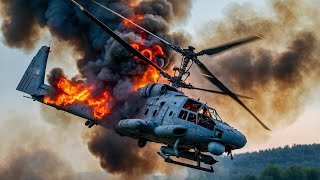 1 MINUTE AGO! Ukraine's NASAMS Air Defense System Blasts 12 Russian K-52 Helicopters